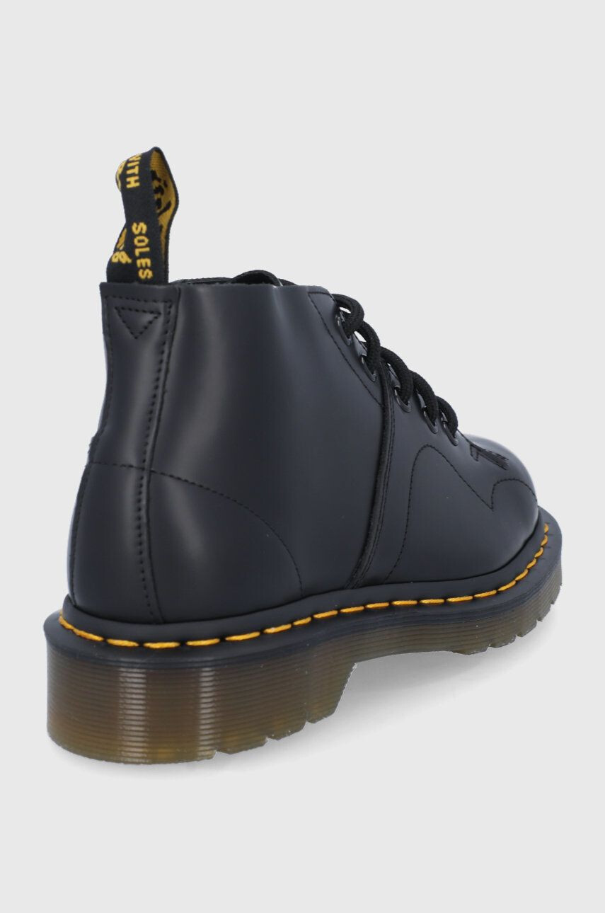 Dr. Martens Cizme de piele femei culoarea negru cu toc plat 26256001-Black.Smoo - Pled.ro