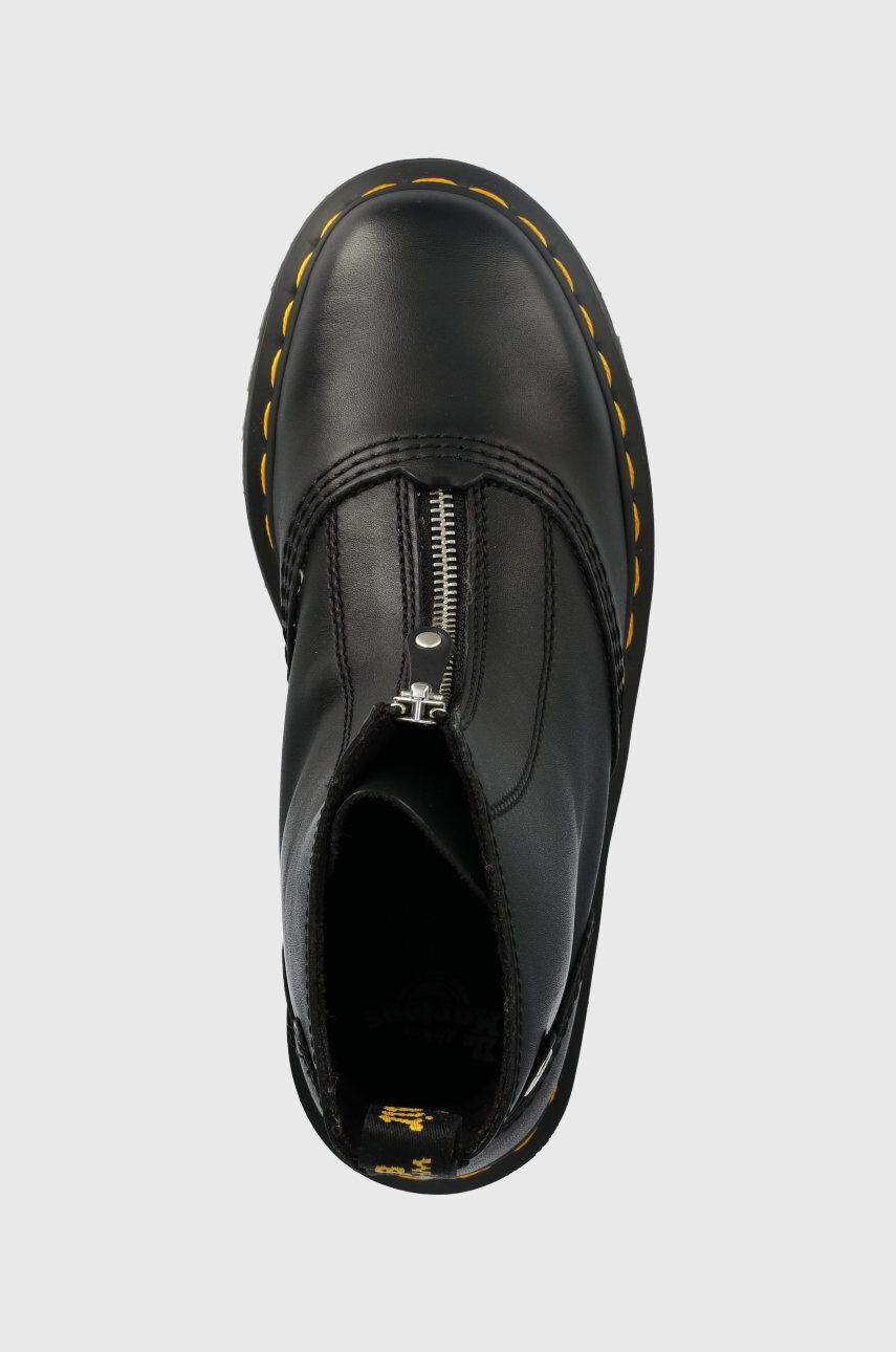 Dr. Martens cizme de piele Jetta femei culoarea negru cu platforma DM27656001-Black - Pled.ro