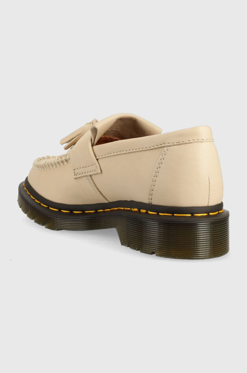 Dr. Martens mocasini de piele Adrian femei culoarea bej cu toc plat DM22760292 DM22760292-Parchment - Pled.ro