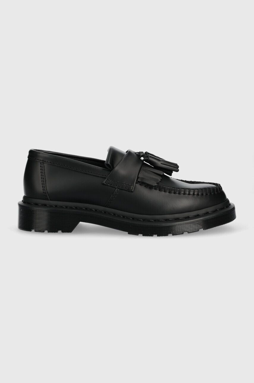 Dr. Martens mocasini de piele Adrian Mono femei culoarea negru cu toc plat DM30637001 - Pled.ro