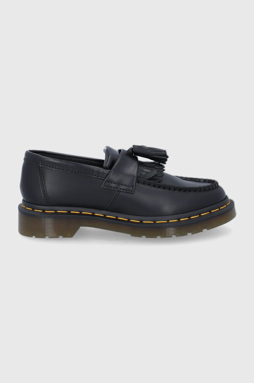 Dr. Martens mocasini de piele Adrian YS culoarea verde - Pled.ro