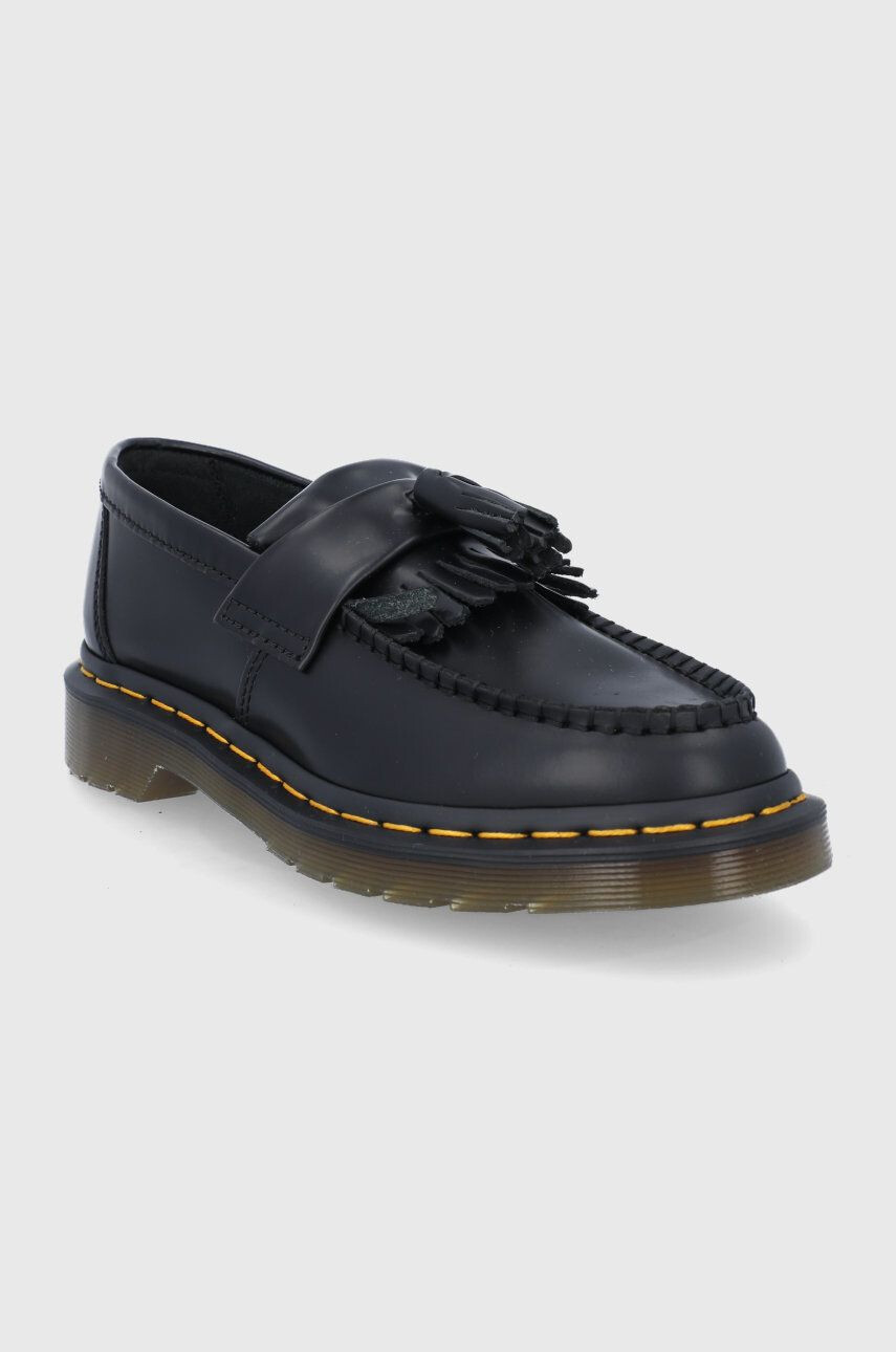 Dr. Martens mocasini de piele Adrian YS culoarea verde - Pled.ro