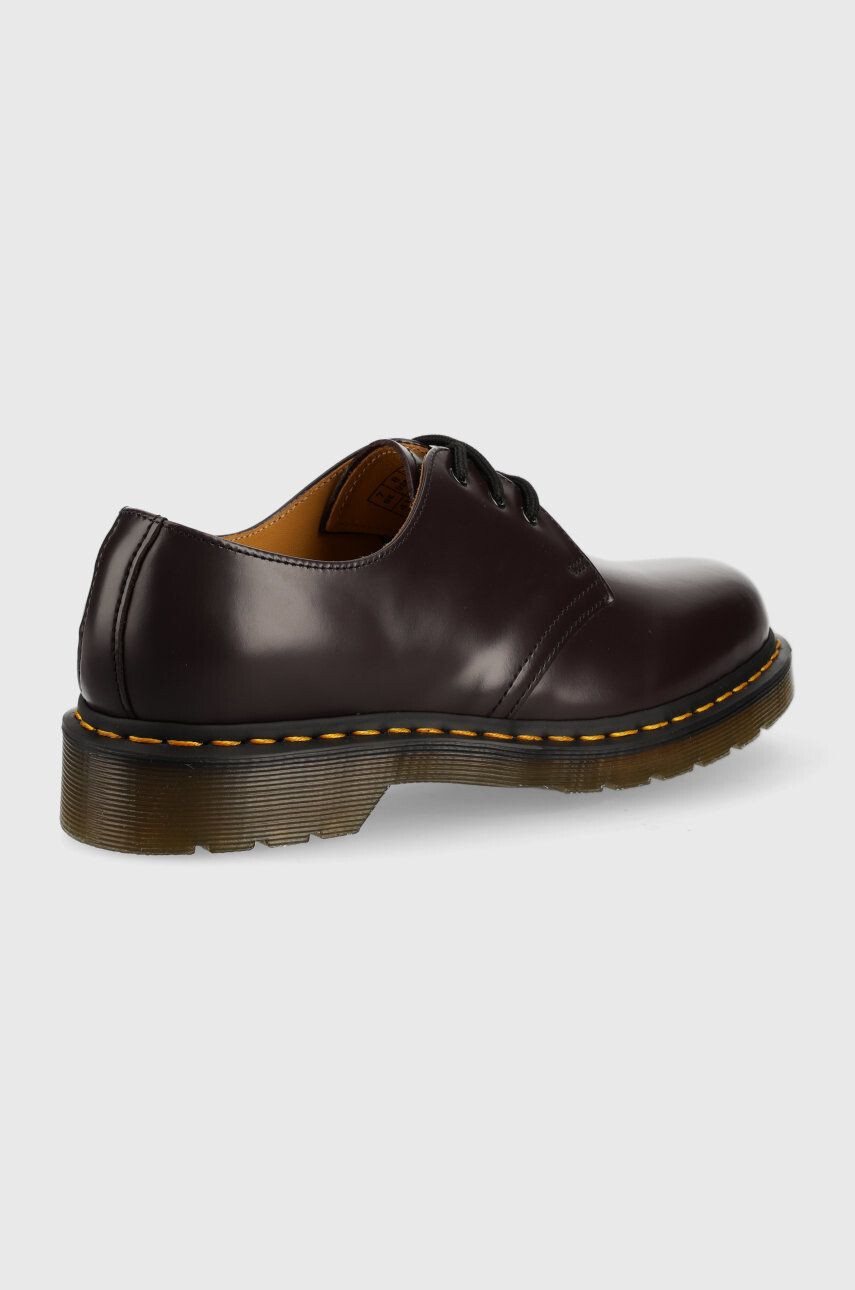 Dr. Martens pantofi de piele culoarea bordo - Pled.ro