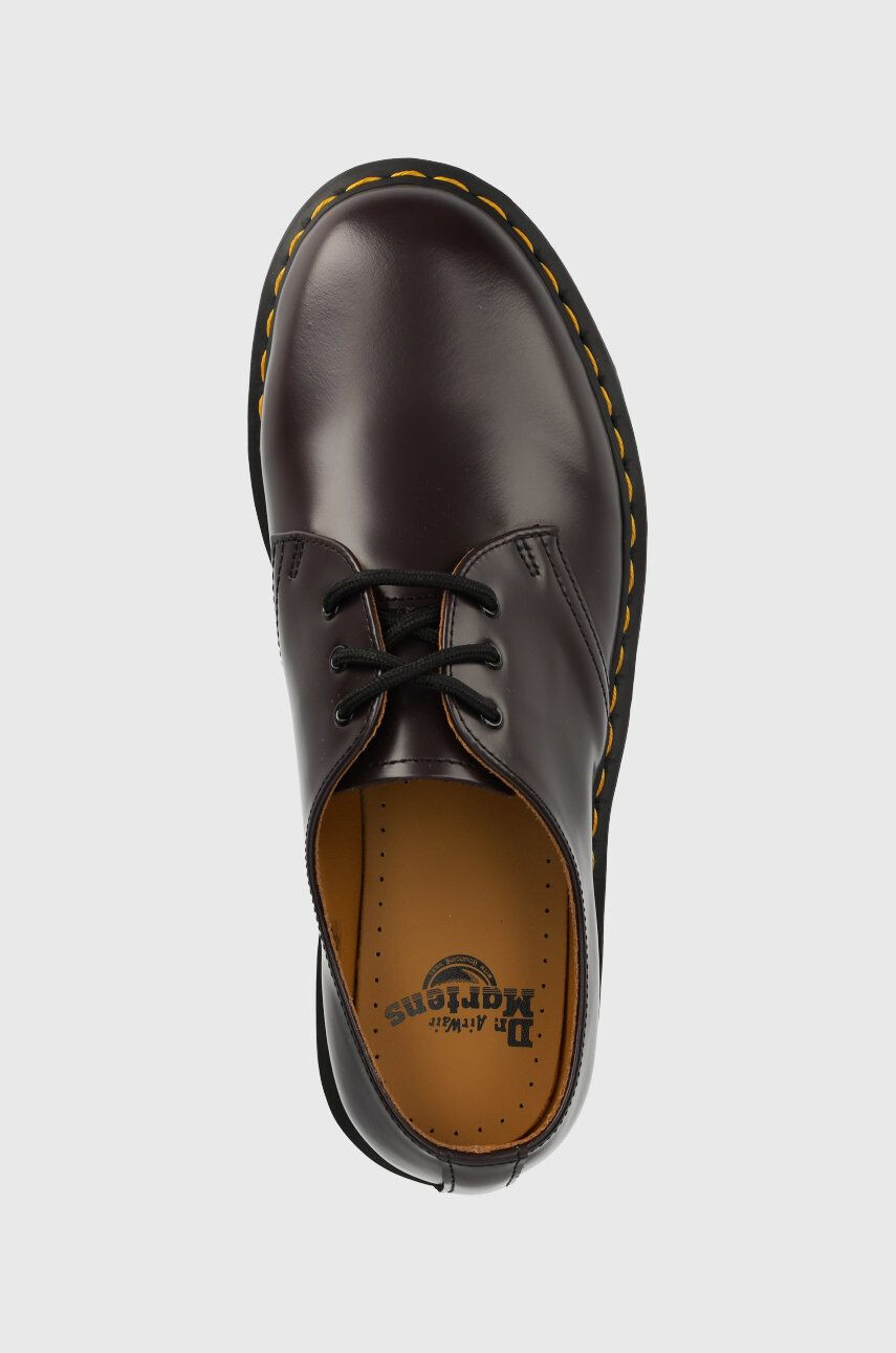 Dr. Martens pantofi de piele culoarea bordo - Pled.ro