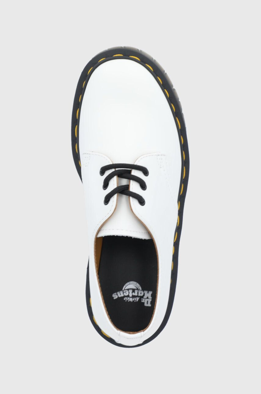 Dr. Martens Pantofi de piele Bex 1461 culoarea alb - Pled.ro