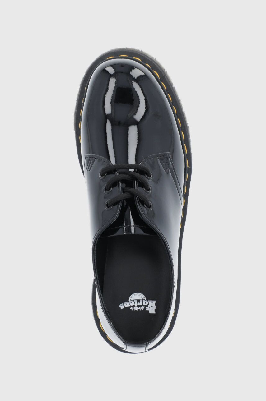 Dr. Martens Pantofi de piele 1461 Quad culoarea negru 26647001-Black.Pate - Pled.ro