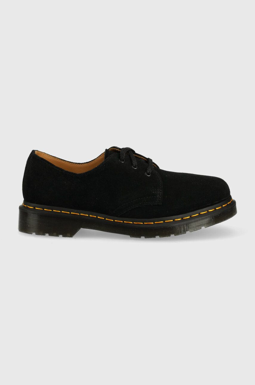 Dr. Martens pantofi de piele intoarsa culoarea negru - Pled.ro