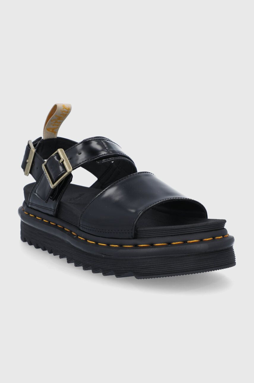 Dr. Martens sandale Vegan Voss femei culoarea negru cu platforma DM26803001.Vegan.Voss-Black - Pled.ro