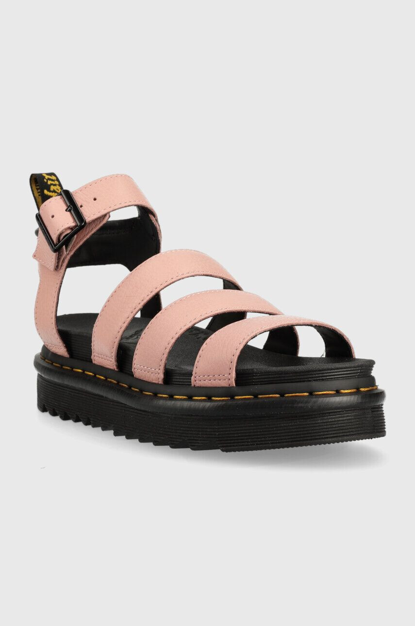 Dr. Martens sandale de piele Blaire femei culoarea roz cu platforma DM30706329 DM30706329-Peach.Bei - Pled.ro