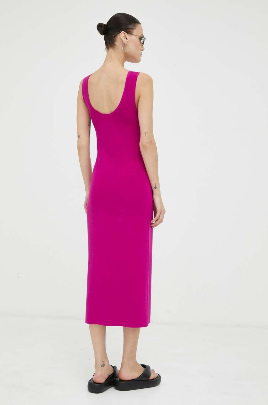 Drykorn rochie culoarea violet midi mulata - Pled.ro