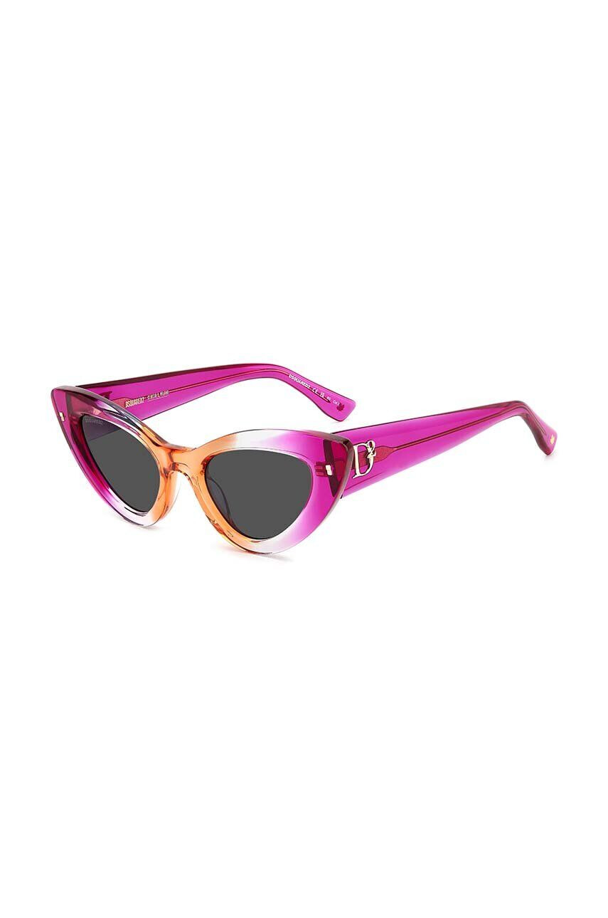 Dsquared2 ochelari de soare femei culoarea roz - Pled.ro