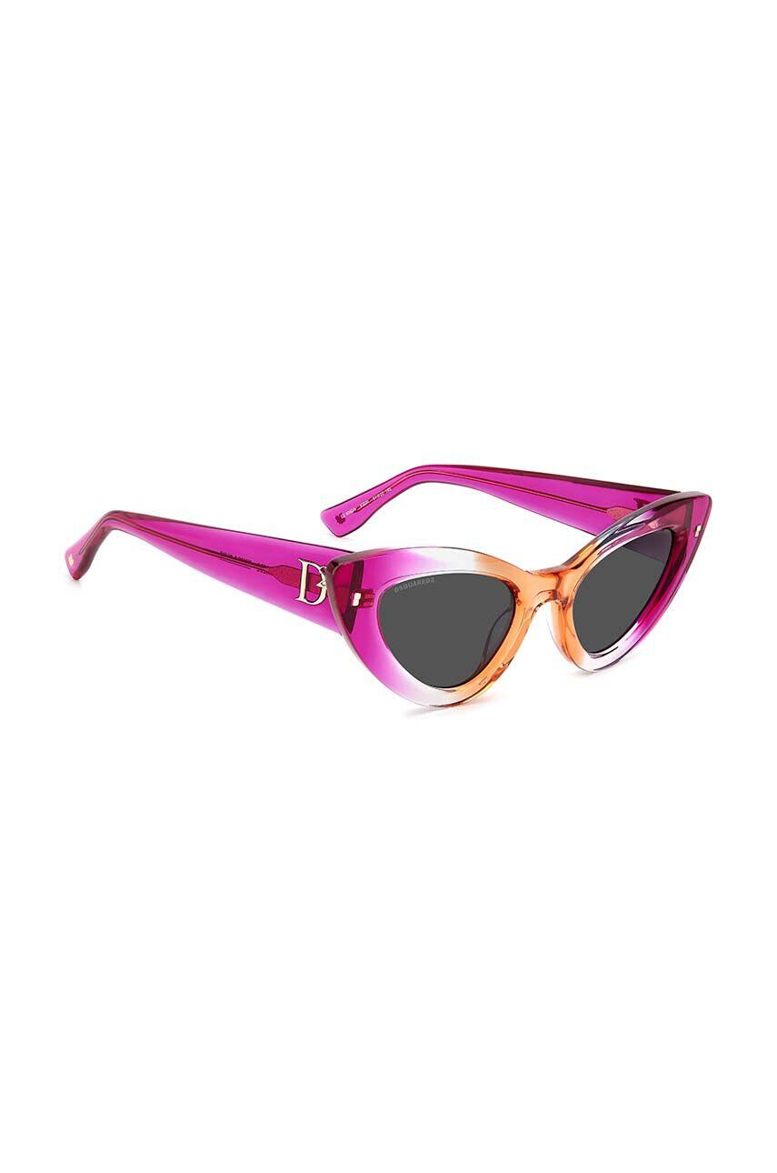 Dsquared2 ochelari de soare femei culoarea roz - Pled.ro