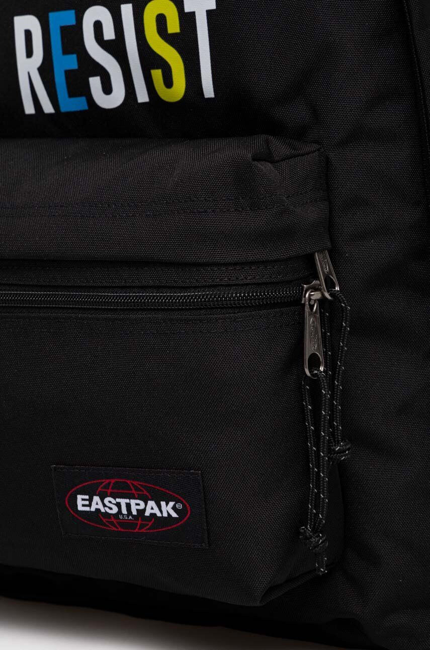 Eastpak rucsac culoarea negru mare cu imprimeu - Pled.ro