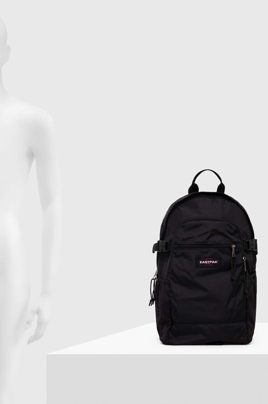 Eastpak rucsac culoarea negru mare cu imprimeu - Pled.ro