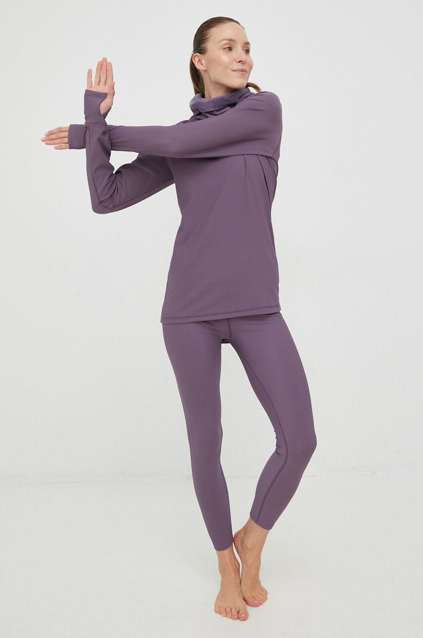 Eivy longsleeve funcțional Icecold culoarea violet - Pled.ro