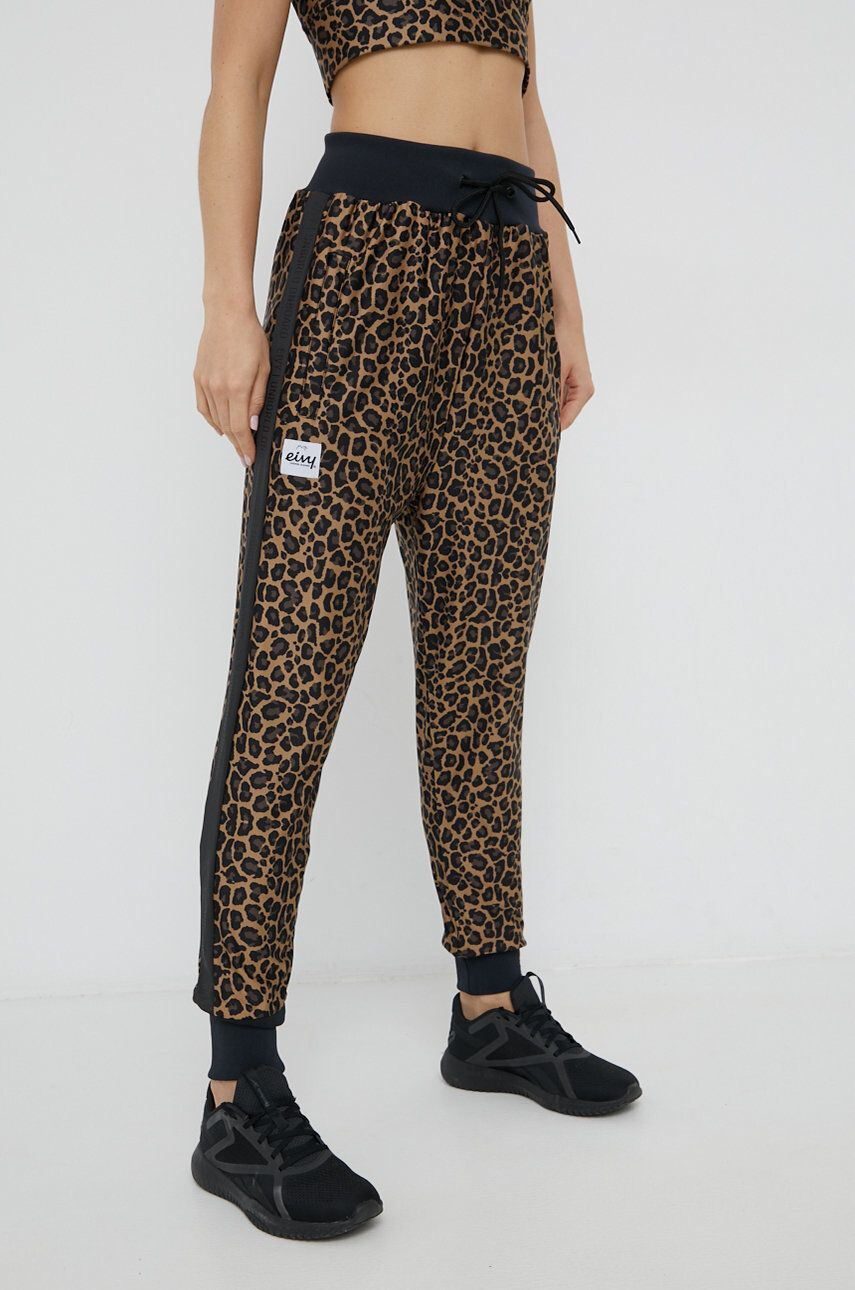 Eivy Pantaloni femei culoarea maro modelator - Pled.ro