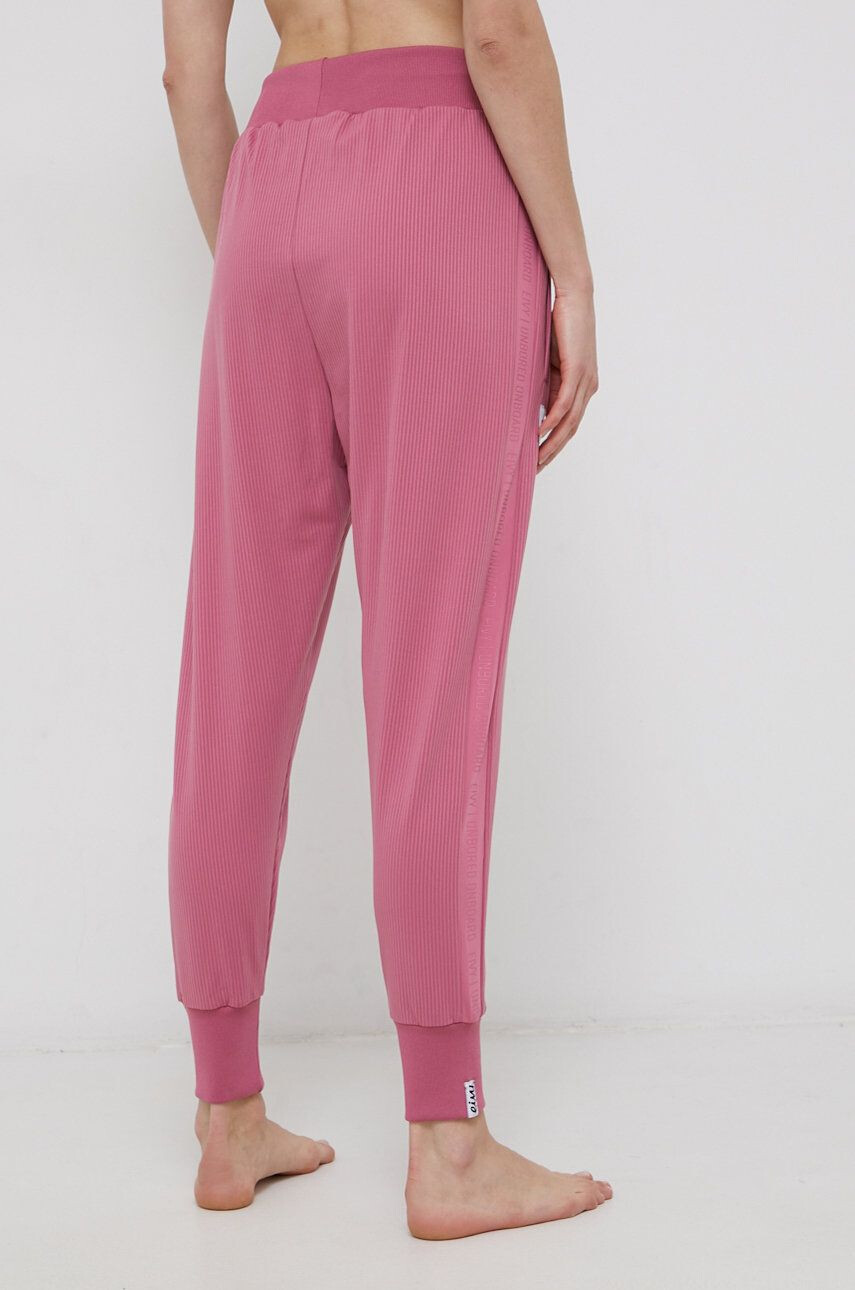 Eivy pantaloni femei culoarea bej neted - Pled.ro