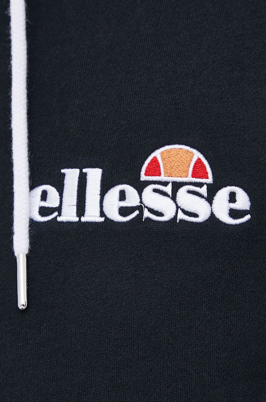 Ellesse bluză femei culoarea negru cu glugă cu imprimeu SGS08848-011 - Pled.ro