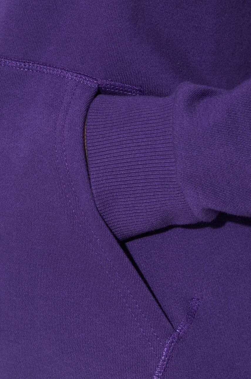 Ellesse bluză femei culoarea violet cu glugă cu imprimeu SGP15922-LBlue - Pled.ro