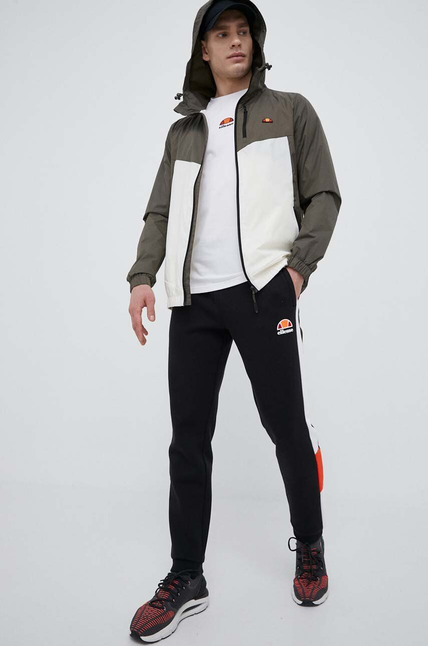 Ellesse geacă barbati culoarea verde de tranzitie SHR17781-KHAKI - Pled.ro