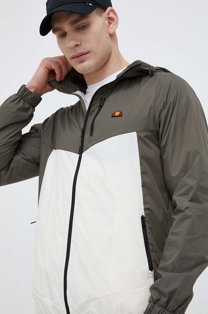 Ellesse geacă barbati culoarea verde de tranzitie SHR17781-KHAKI - Pled.ro