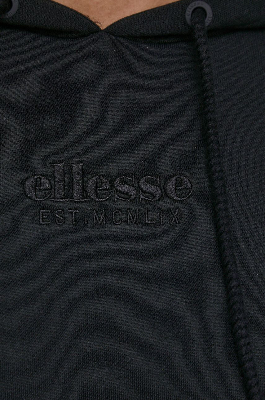 Ellesse hanorac de bumbac femei culoarea negru cu imprimeu SGM14158-LGREEN - Pled.ro