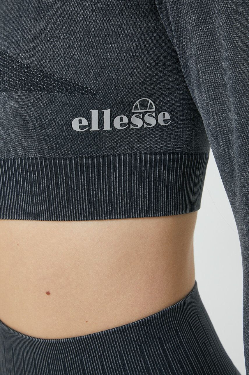 Ellesse longsleeve femei culoarea gri - Pled.ro