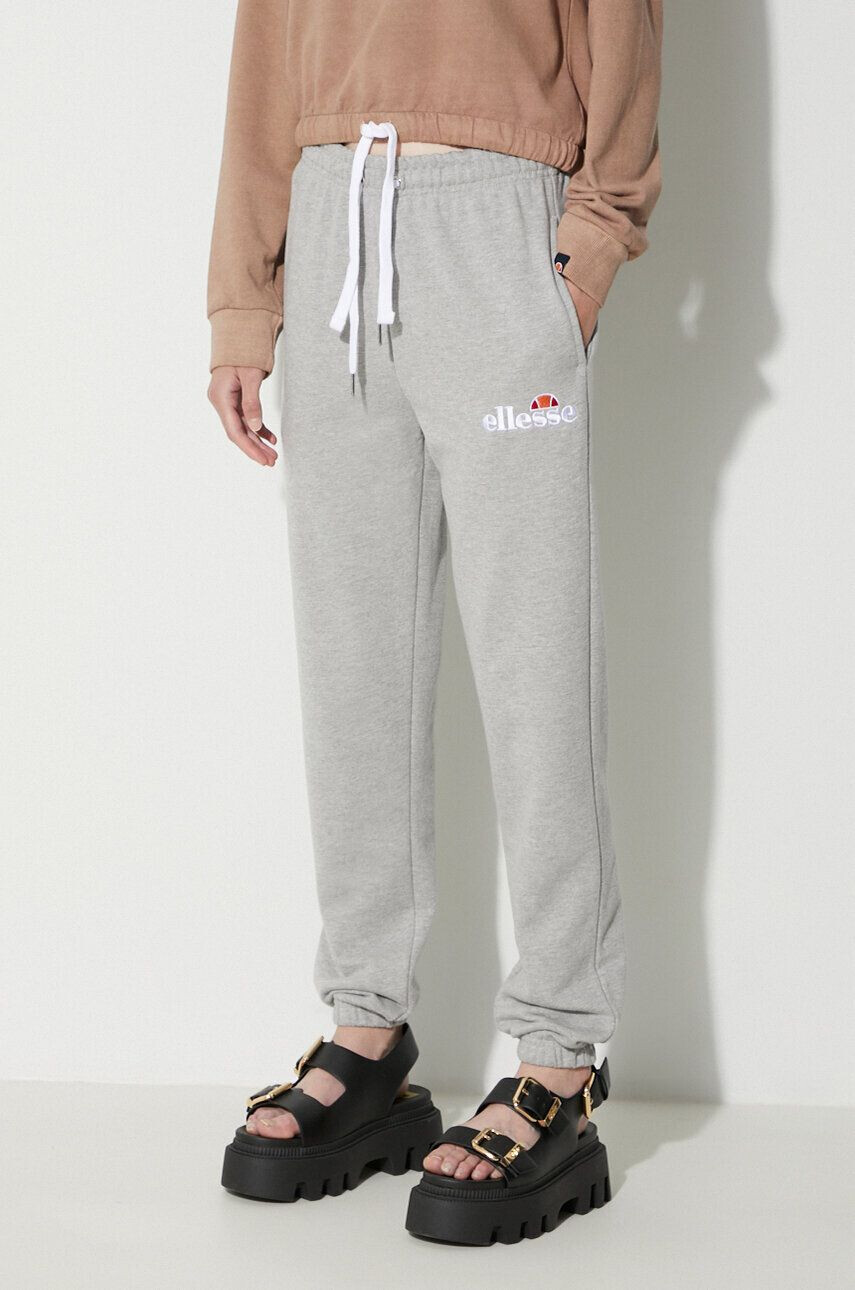 Ellesse pantaloni de trening culoarea gri cu imprimeu SGK13459-011 - Pled.ro