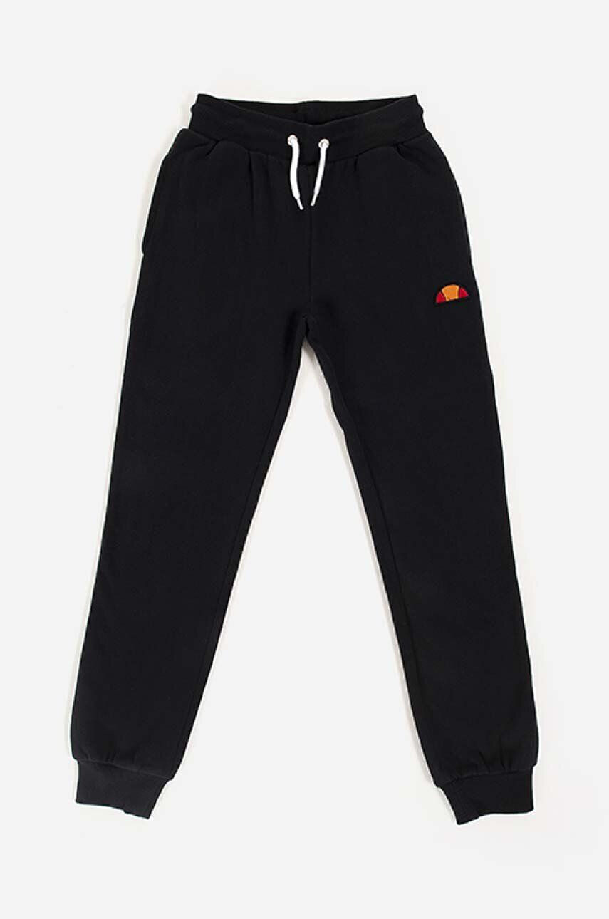 Ellesse pantaloni de trening pentru copii Colino culoarea negru cu imprimeu - Pled.ro