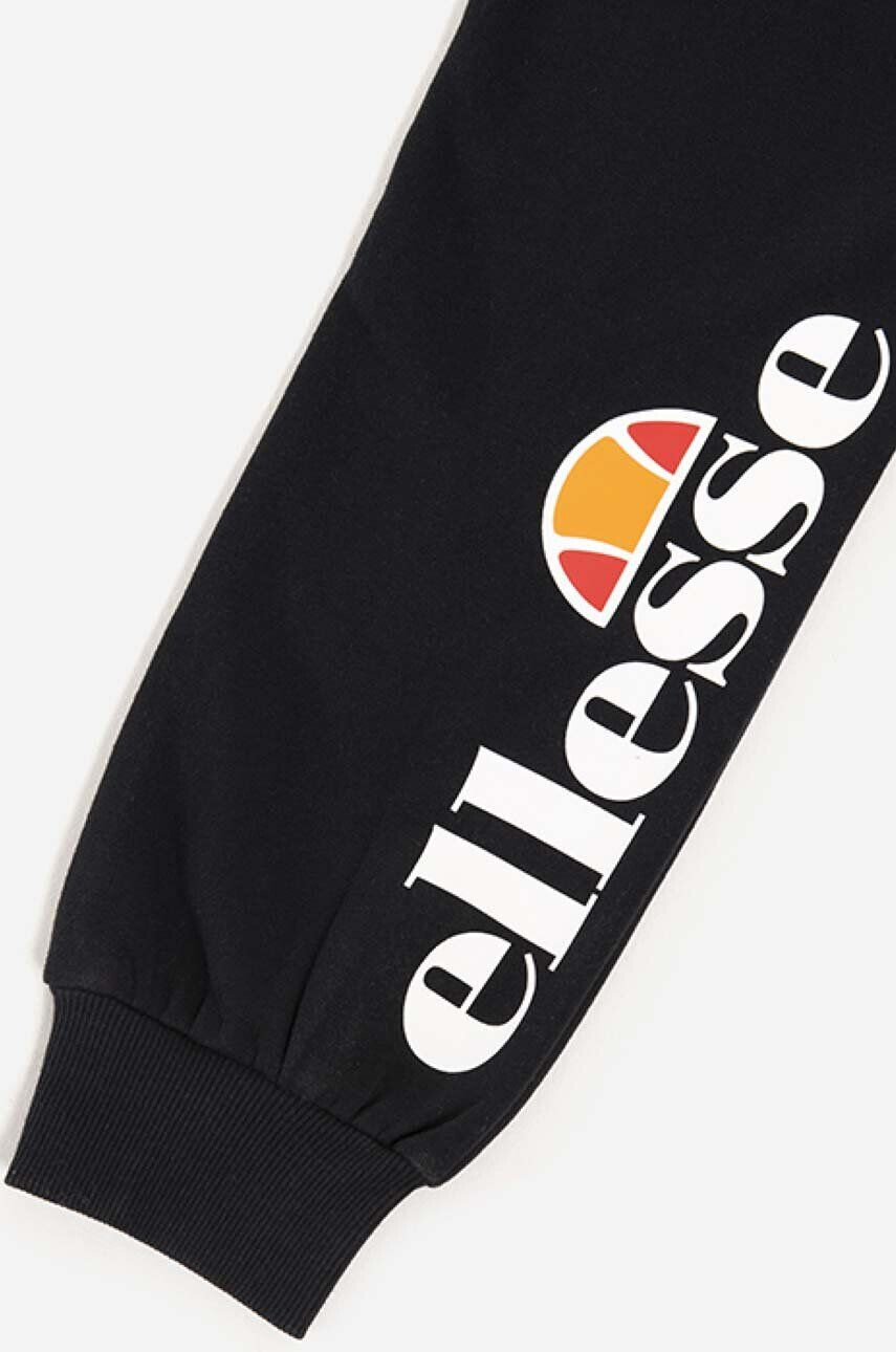 Ellesse pantaloni de trening pentru copii Colino culoarea negru cu imprimeu - Pled.ro