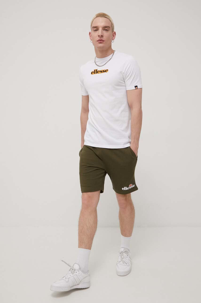 Ellesse pantaloni scurți barbati culoarea verde SHF09162-BLACK - Pled.ro