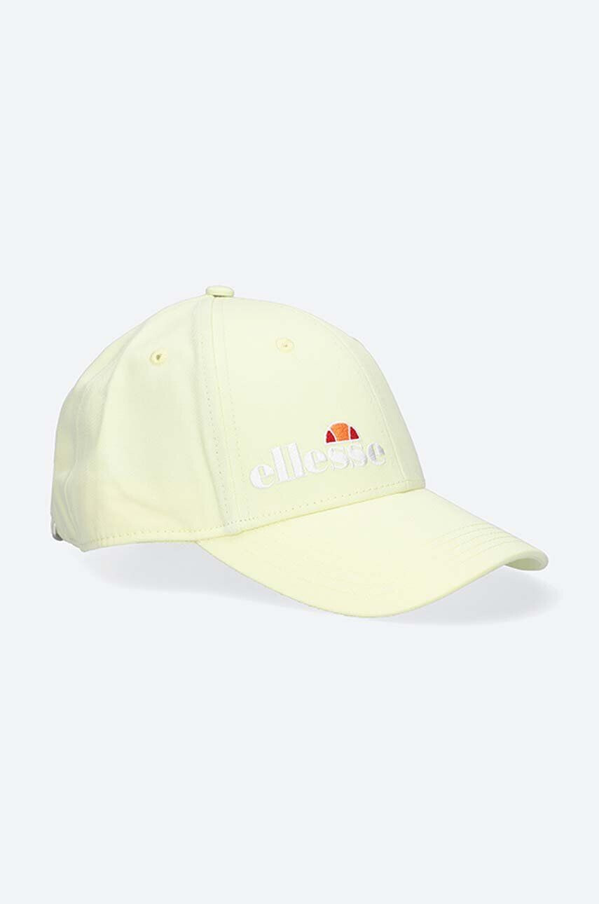 Ellesse șapcă de baseball din bumbac Arran Cap culoarea galben cu imprimeu SAJA1931-yellow - Pled.ro