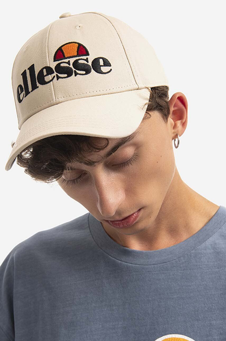 Ellesse șapcă de baseball din bumbac Ragusa Cap culoarea bej SAMA1689-cream - Pled.ro