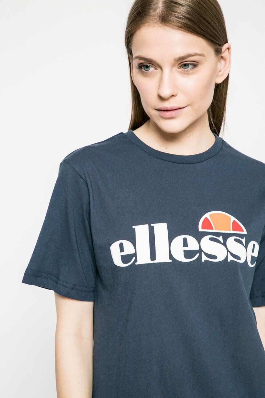 Ellesse tricou din bumbac culoarea albastru marin SGS03237-White - Pled.ro