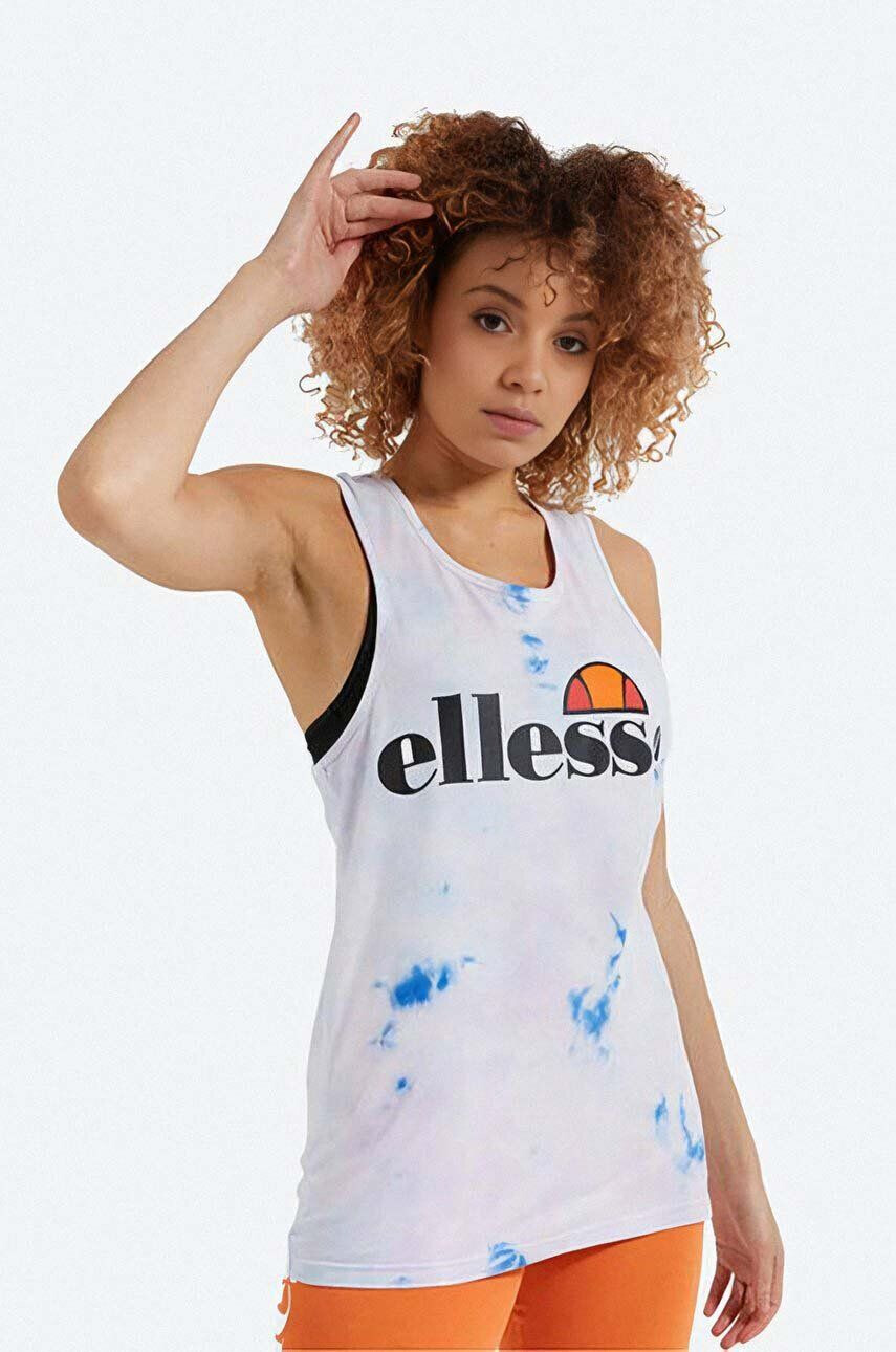 Ellesse top din bumbac Abigalle Tie Dye Vest SGI11282-blue - Pled.ro