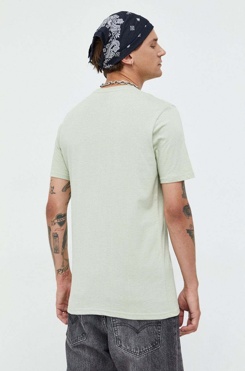 Ellesse tricou din bumbac culoarea verde cu imprimeu - Pled.ro