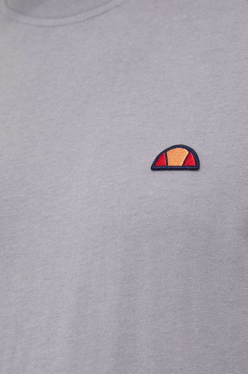 Ellesse tricou din bumbac culoarea gri cu imprimeu - Pled.ro