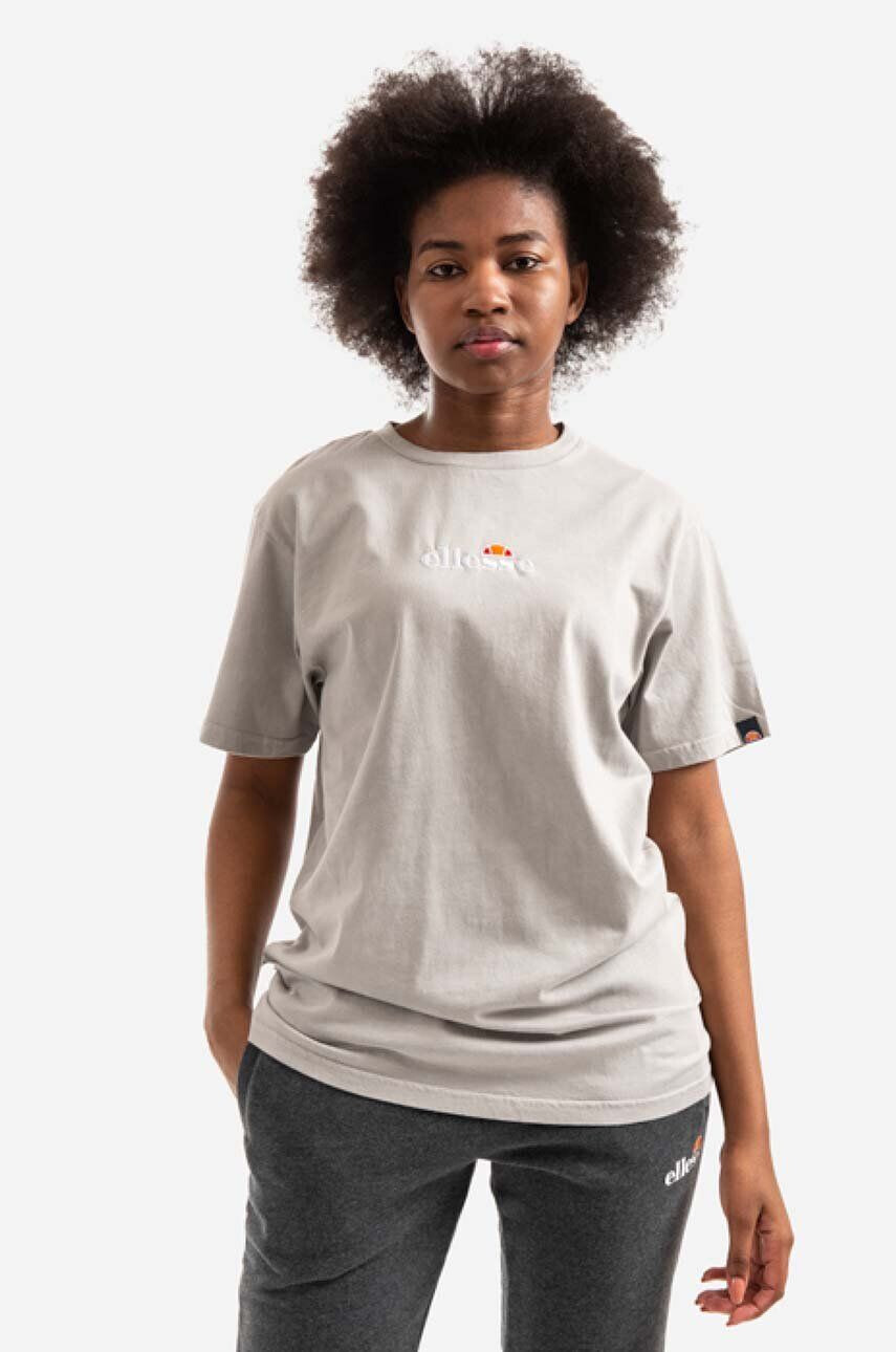 Ellesse tricou din bumbac culoarea gri SGL13148-GREY - Pled.ro