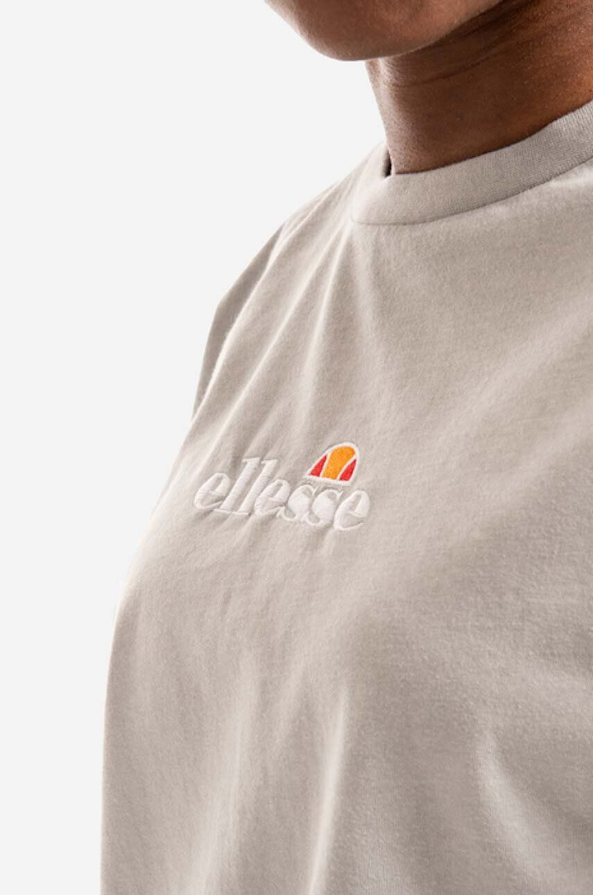 Ellesse tricou din bumbac culoarea gri SGL13148-GREY - Pled.ro