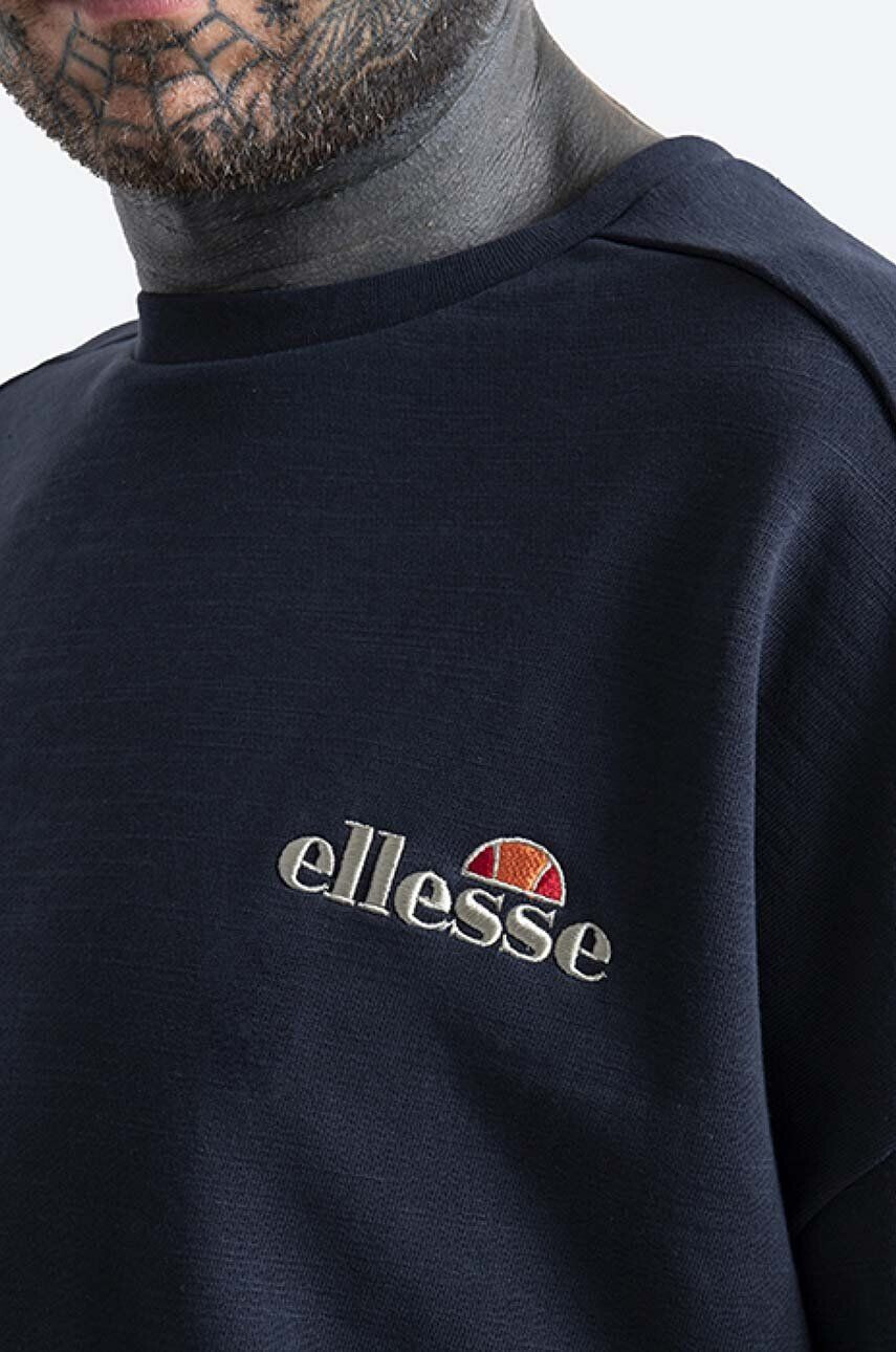 Ellesse tricou din bumbac Smettila Sweatshirt culoarea albastru marin cu imprimeu SHJ11946-NAVY - Pled.ro