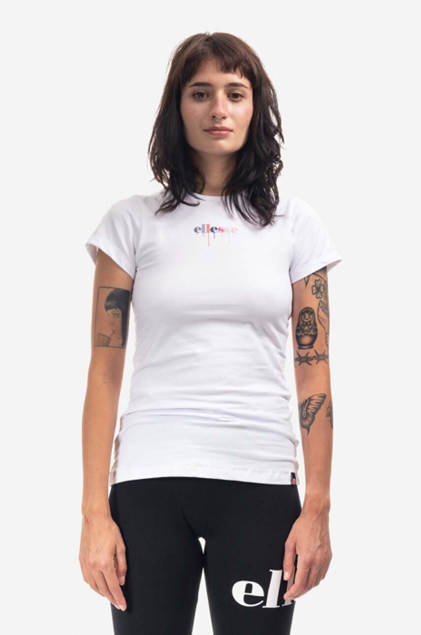 Ellesse tricou Rosemund Tee femei culoarea alb SGM11089-WHITE - Pled.ro