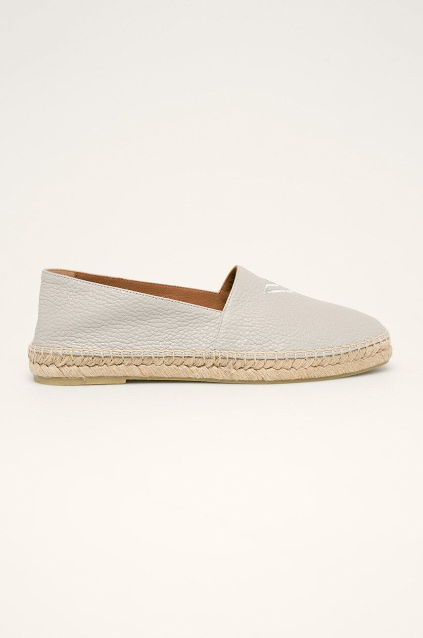 Emporio Armani Espadrile de piele - Pled.ro