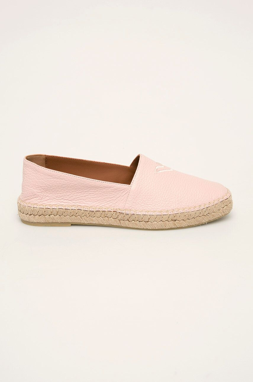 Emporio Armani Espadrile de piele - Pled.ro