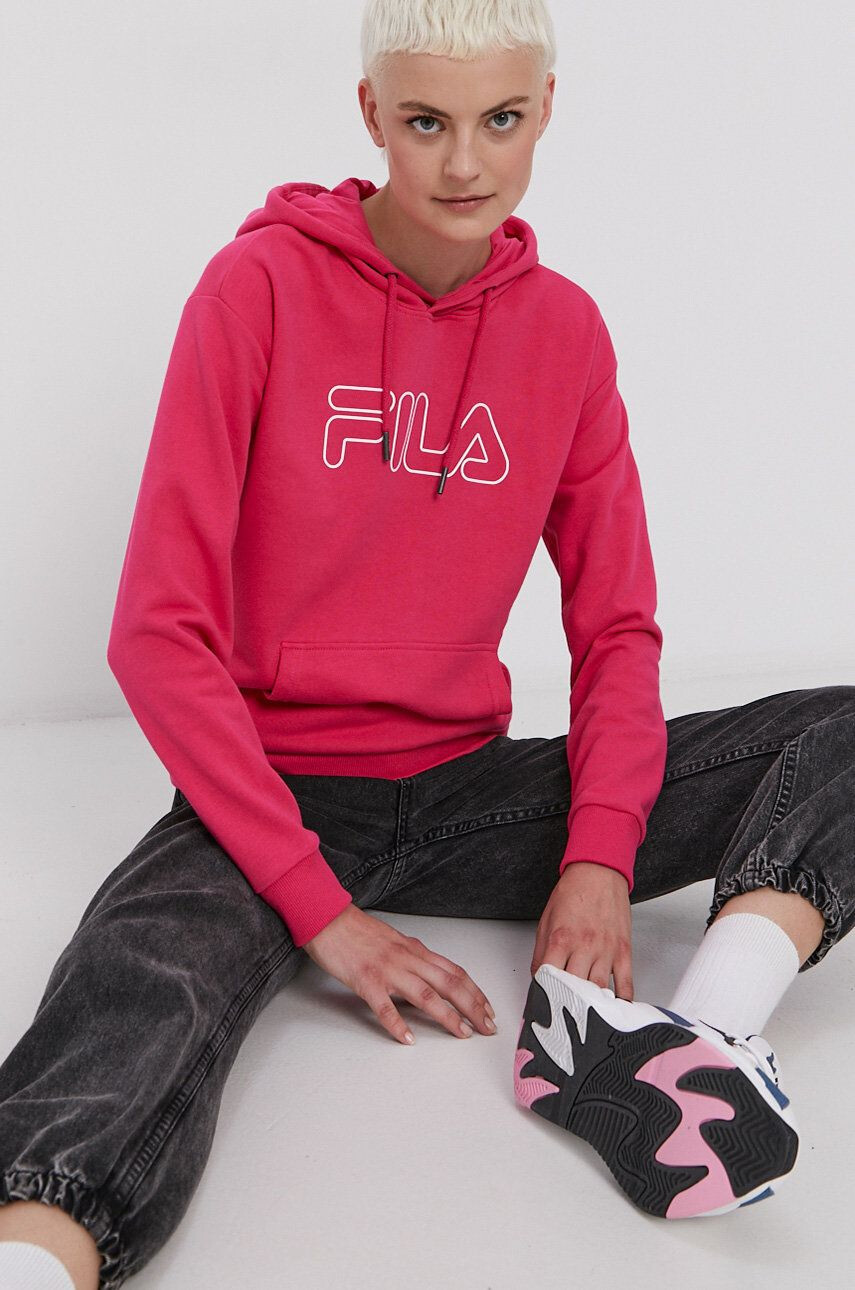 Fila bluza femei culoarea negru neted - Pled.ro