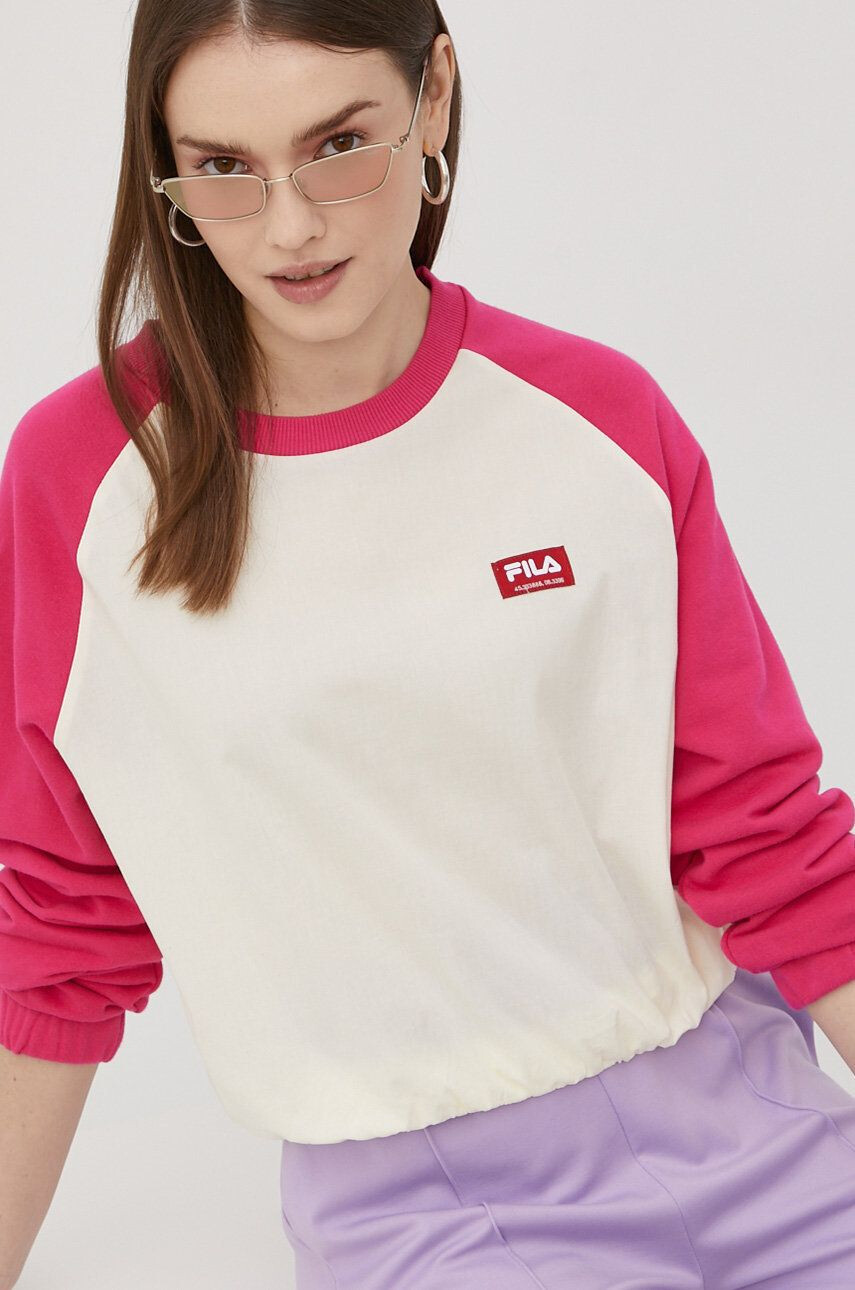 Fila bluza femei culoarea alb neted - Pled.ro