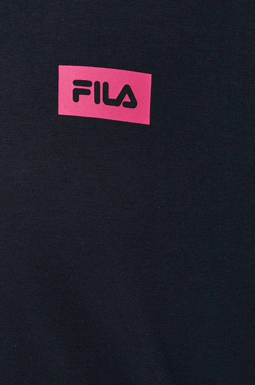 Fila bluza femei culoarea negru neted - Pled.ro