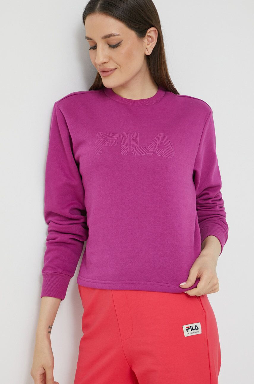 Fila bluza femei culoarea violet cu imprimeu - Pled.ro