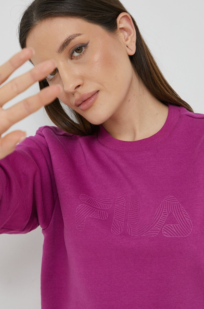 Fila bluza femei culoarea violet cu imprimeu - Pled.ro