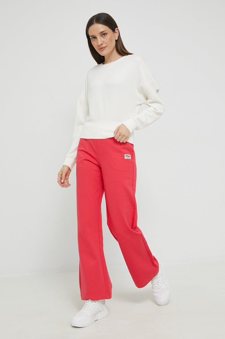 Fila bluza femei culoarea bej neted - Pled.ro