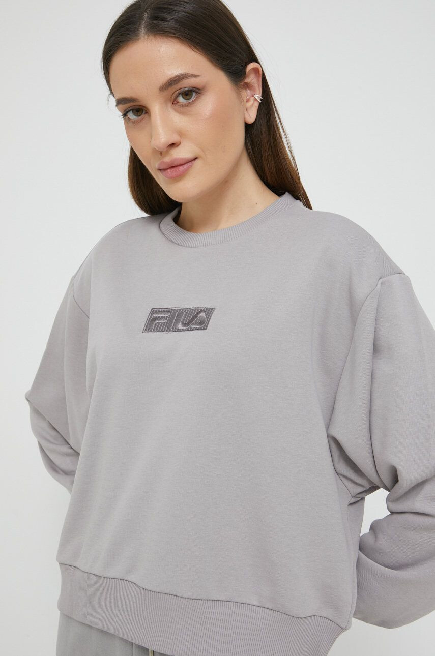 Fila bluza femei culoarea gri neted - Pled.ro